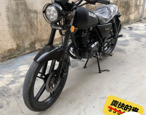 铃木复古太子车125cc男装跨骑式燃油越野...