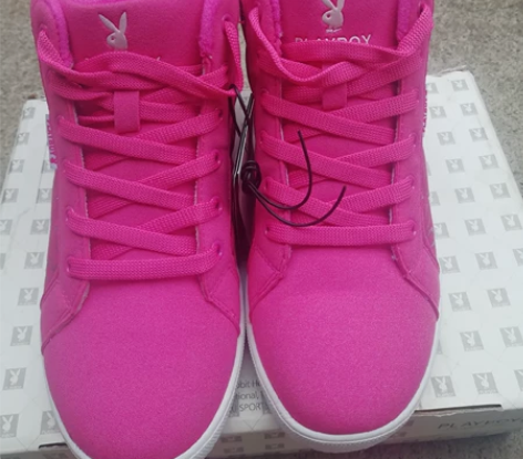 花花公子playboy原装全新带吊牌玫红色...