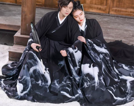 出/换如梦霓裳汉服女装大袖衫交领襦裙重明水...