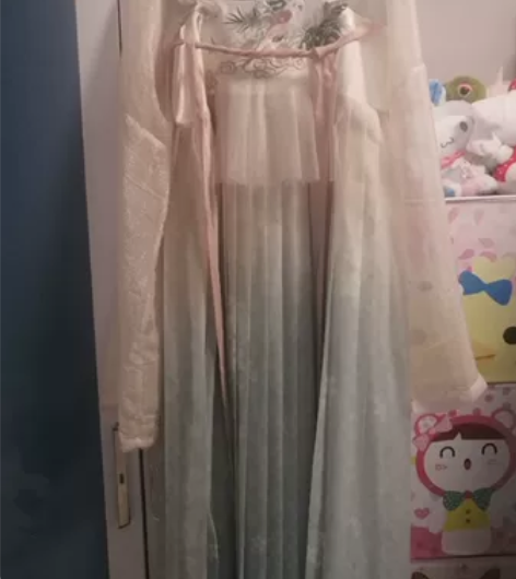 七月夕栀夏汉服 M码全新仅试有吊尸上襦非官...