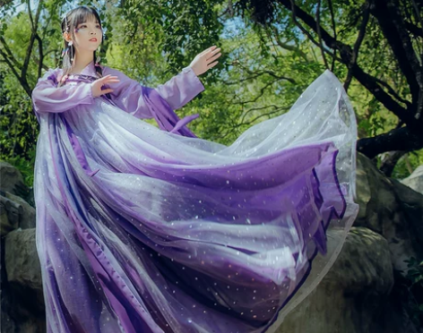 【辰莲鱼梦】千韵岗汉服女夏季仙气正品原创中...