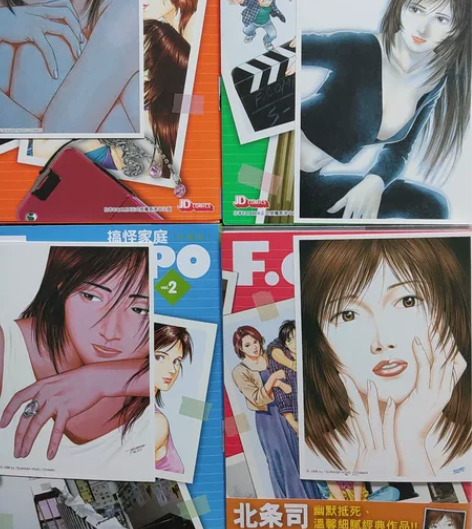 搞怪家庭1-4珍藏海报，北条司非常家庭，港...