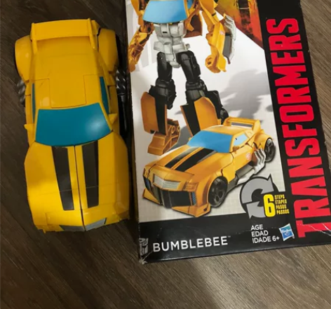 孩之宝变形金刚大黄蜂模型 超级经玩,变形无...