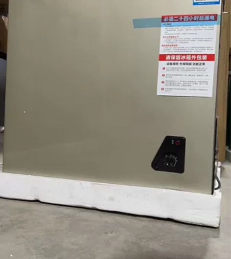 『特价处理冰柜』120升美的卧式单门纯冷冻...