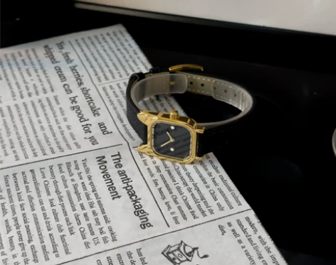 小众高级钢带每时每刻表情包ins百搭通勤