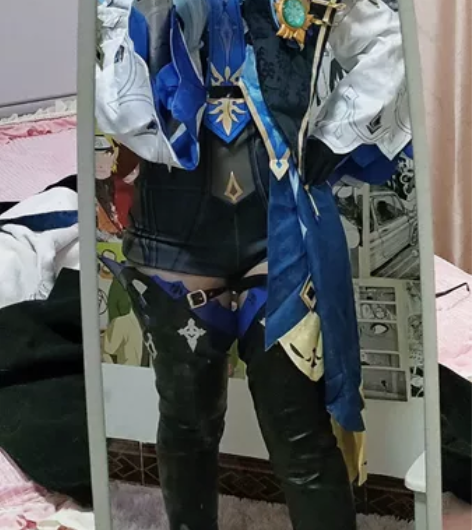 三町目优菈COS 毛是漫美的鞋是定制的长筒...