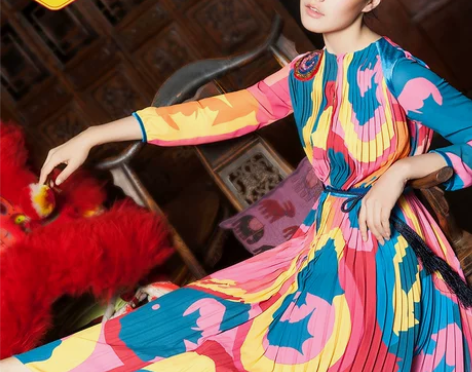 【新年价】密扇设计师原创女装中国风秋冬长袖...