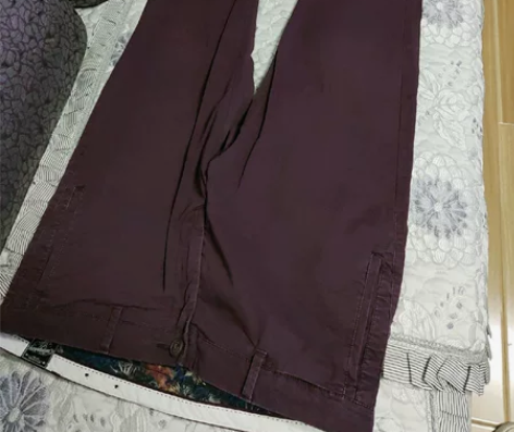 SELECTED思莱德男休闲裤，紫红色，略...