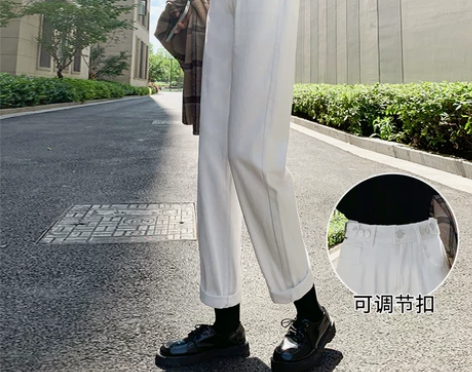 【蛋蛋推荐】牛仔裤女2021年新秋季高腰宽...