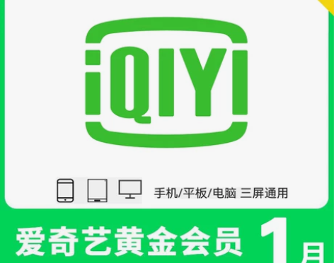 爱奇艺会员周卡月卡 七天一周会员 30天一...