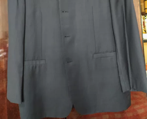 AutaSon蓝黑灰黑男士正装西服羊毛蚕丝...