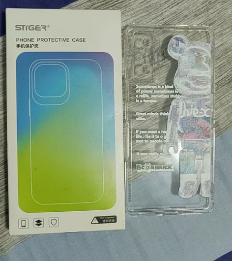 红米K50电竞版暴力熊手机壳两个，一个拆了...