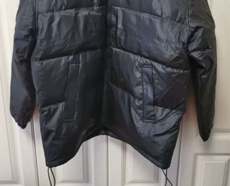 男士男式厚羽绒服棉衣棉服外套大号，有轻微污...