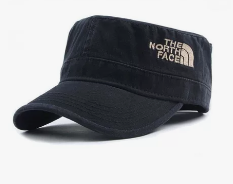 北面平顶帽户外休闲风男帽潮牌街头夏季棒球帽...