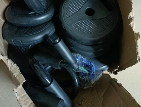 20公斤哑铃,锻炼一个星期不到就放弃了,一...