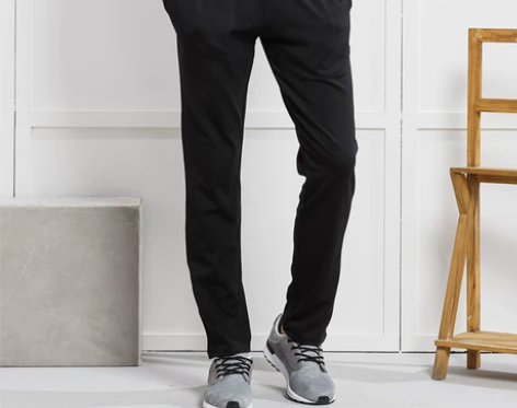 骐嘉春夏款休闲裤 男士纯色修身裤子直筒长裤...