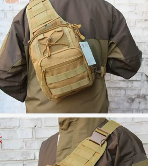 俄冷战公发单肩胸包挎包男！塔科夫同款！ 质...