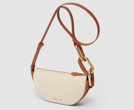 CHARLES＆KEITH秋季女包女士拼接...