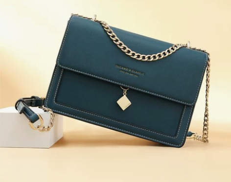 啄木鸟女士包包2022新款单肩斜挎包百搭链...