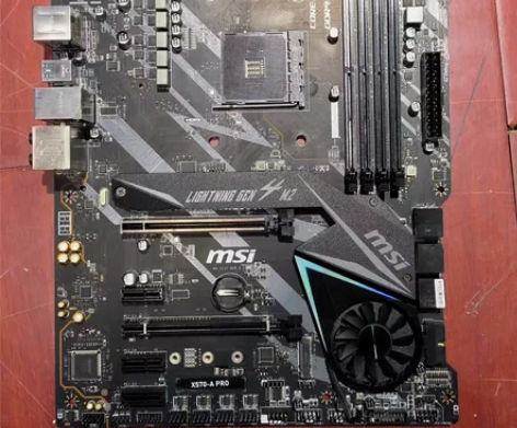 微星 X570 A PRO，坏的主板点不亮...