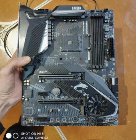 微星x570 WiFi主板 坏的 423包...