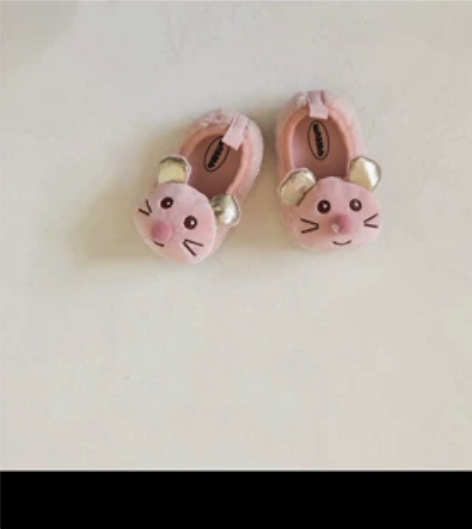 婴儿卡通公仔春秋棉鞋软底鞋，百天周岁婴儿学...