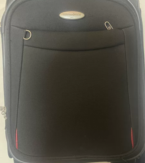 新秀丽20寸黑色登机行李拉杆箱 万向轮 轻...