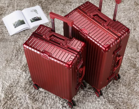 皮箱拉杆箱女新娘结婚陪嫁箱红色行李箱婚庆嫁...