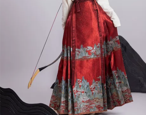 【可直拍】五五年原创明制汉服[千里江山]改...