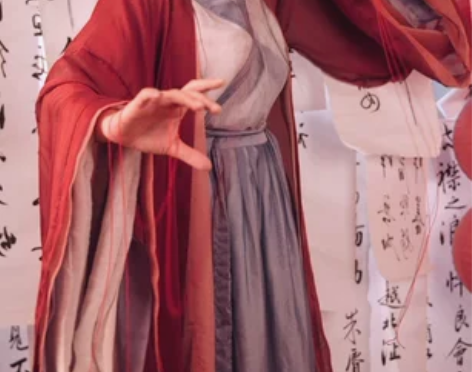 ?司南阁 红颜 魏晋风传统汉服女幻色雪纺交...