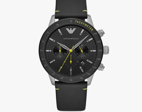 Armani阿玛尼手表男黑科技 黑色时尚大...