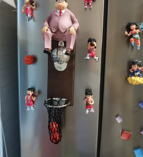全新灌篮高手安西教练篮筐冰箱贴开瓶器，20...