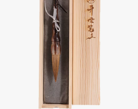 新款毫诺诗诺短杆牛角抓狼毫大斗笔