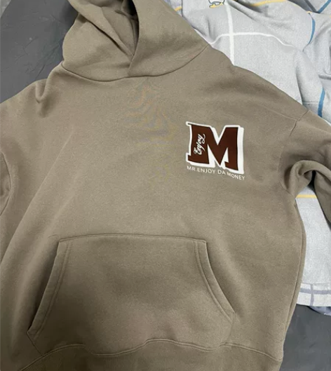 MEDM字母印花卫衣男秋季连帽休闲宽松街头...