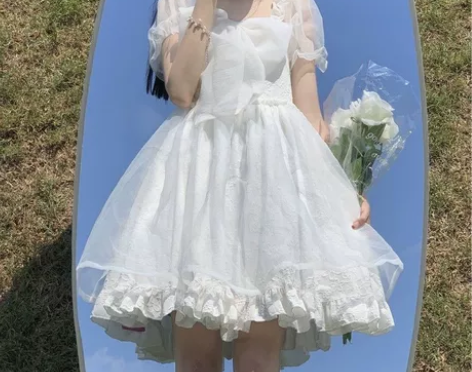 蓬蓬裙 短裙蓬蓬裙日系小清新可爱少女洛丽塔...