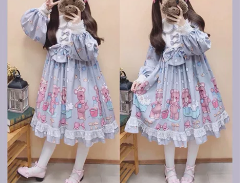 急出！！绝版眠眠熊Lolita M码 感兴...