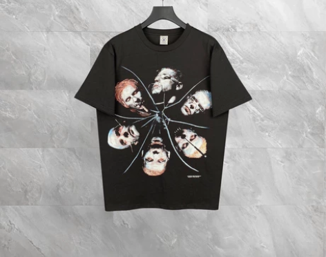 VT 重金属摇滚 德国战车短袖 印花采用古...