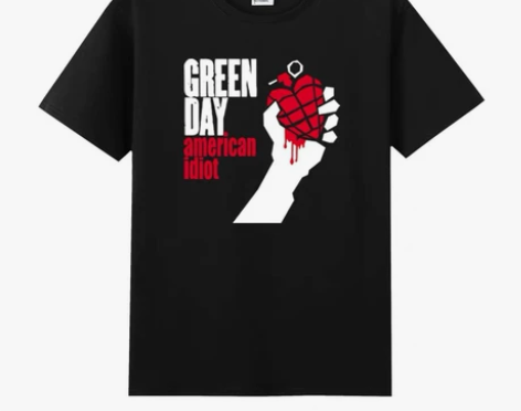 正版Green Day绿日乐队vintag...