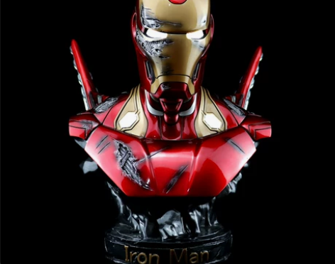 复仇者联盟4钢铁侠手办MK50半身胸像模型...