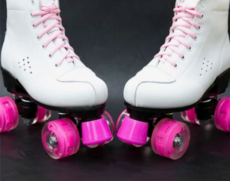 新款成人双排溜冰鞋儿童四轮滑鞋成年男女旱冰...