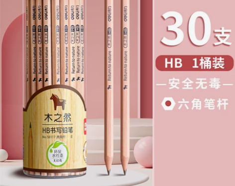 全新Deli得力木世界原木铅笔小学生专用2...