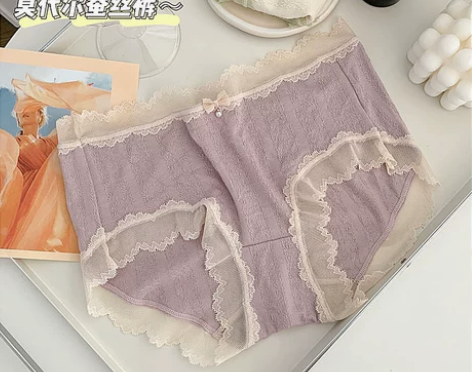 奶油泡泡棉莫代尔女士内裤高弹软糯亲肤透气蚕...
