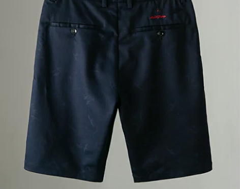 超值撤柜短裤男夏季薄款压花男士休闲五分裤子...