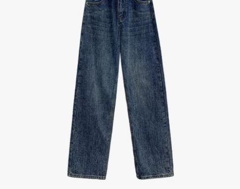 肉肉自制秋冬复古水洗加绒牛仔裤女2021年...