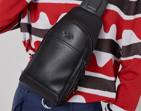 皮尔卡丹斜挎包男士胸包真皮多功能男生单肩包...