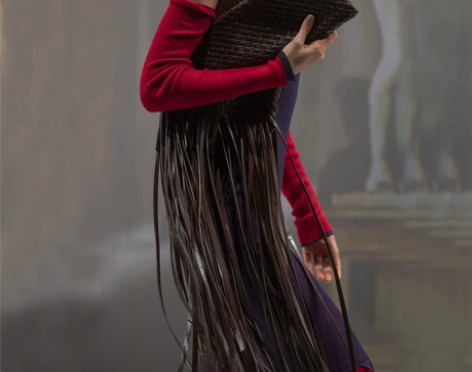 ins超火网红同款时尚流苏编织手拿包手抓包...