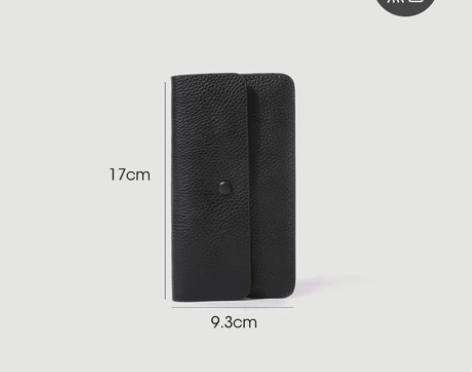 超薄信封女士小钱包女长款牛皮手拿包真皮钱夹...