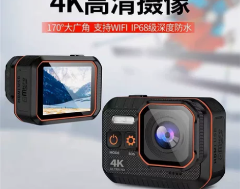 运动相机，4k/60帧的录像，不用带壳可以...