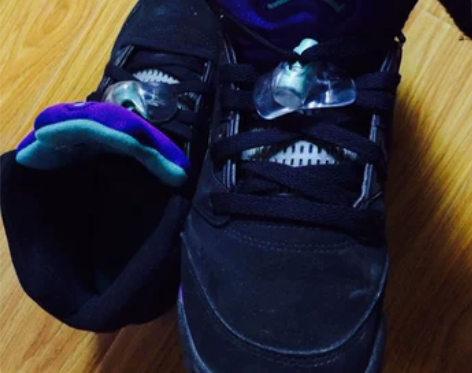 【AIR JORDAN乔丹】乔丹aj5黑葡...