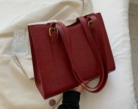 红色新娘包包女包2022新款腋下包大容量托...